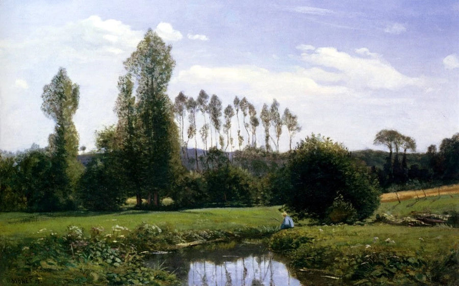 Utsikt tagen i Rouelles W1 - Claude Monet