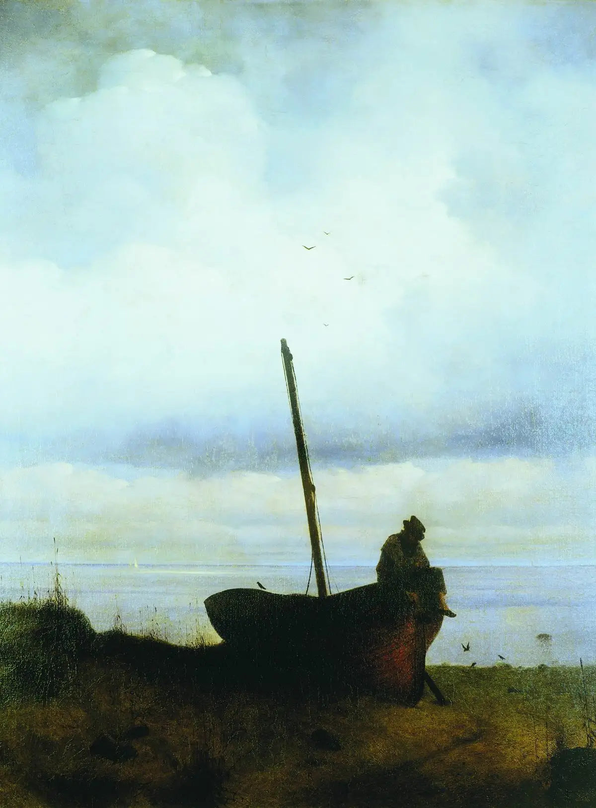 Vue sur la côte près de Saint-Pétersbourg - Ivan Aïvazovski - Alpha Reproduction