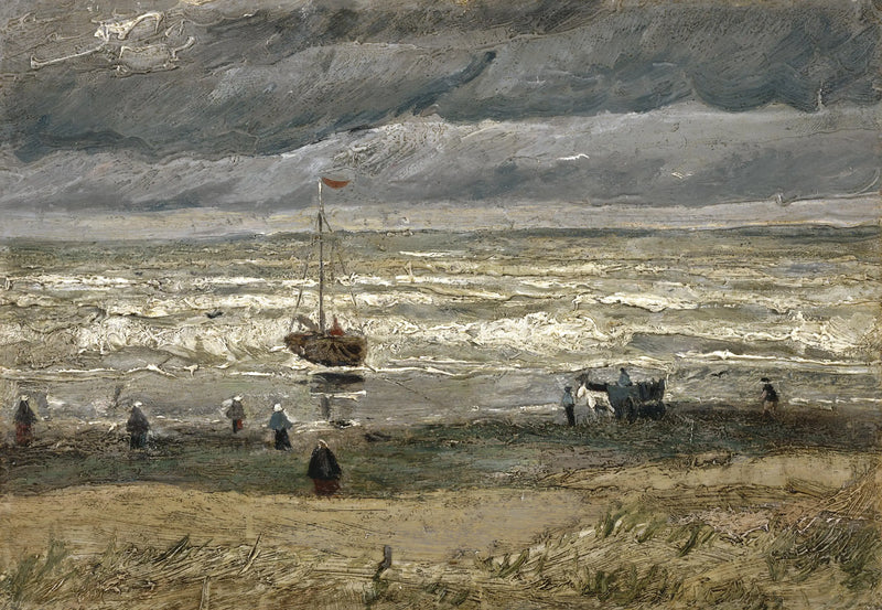 Utsikt över havet i Scheveningen - Vincent van Gogh