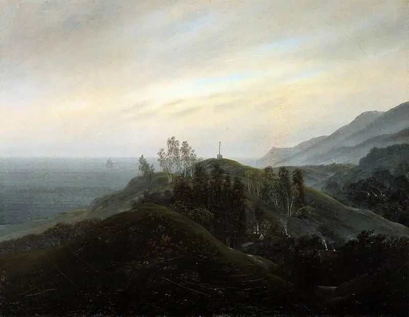 Utsikt över Östersjön - Caspar David Friedrich