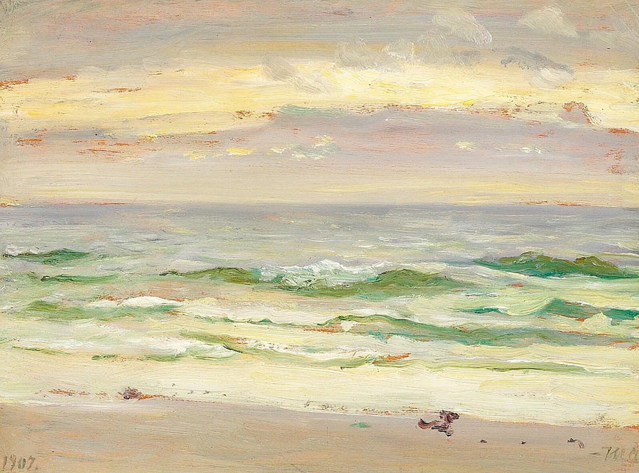Vue sur la mer. - Michael Peter Ancher
