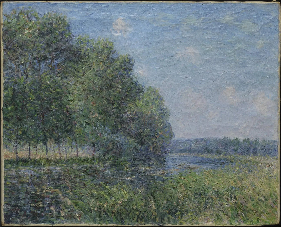 Utsikt över floden - Alfred Sisley