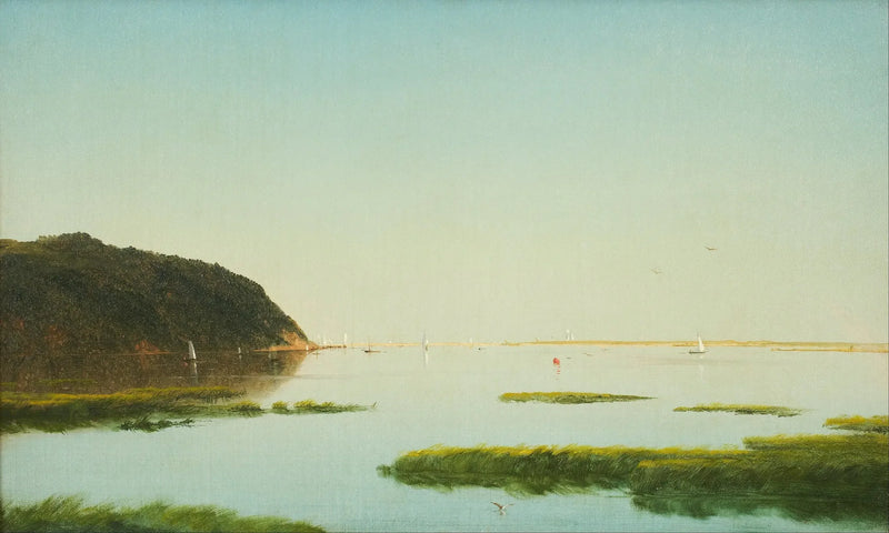Utsikt över floden Shrewsbury, New Jersey - John Frederick Kensett