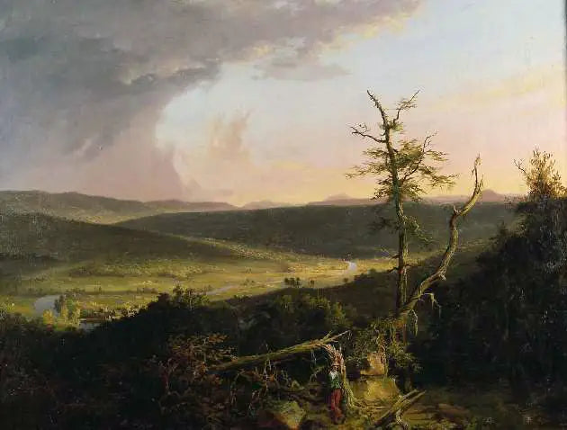 Utsikt över Schoharie - Thomas Cole