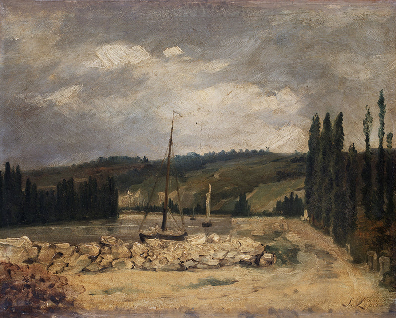 Utsikt över Seine - Stanislas Lépine