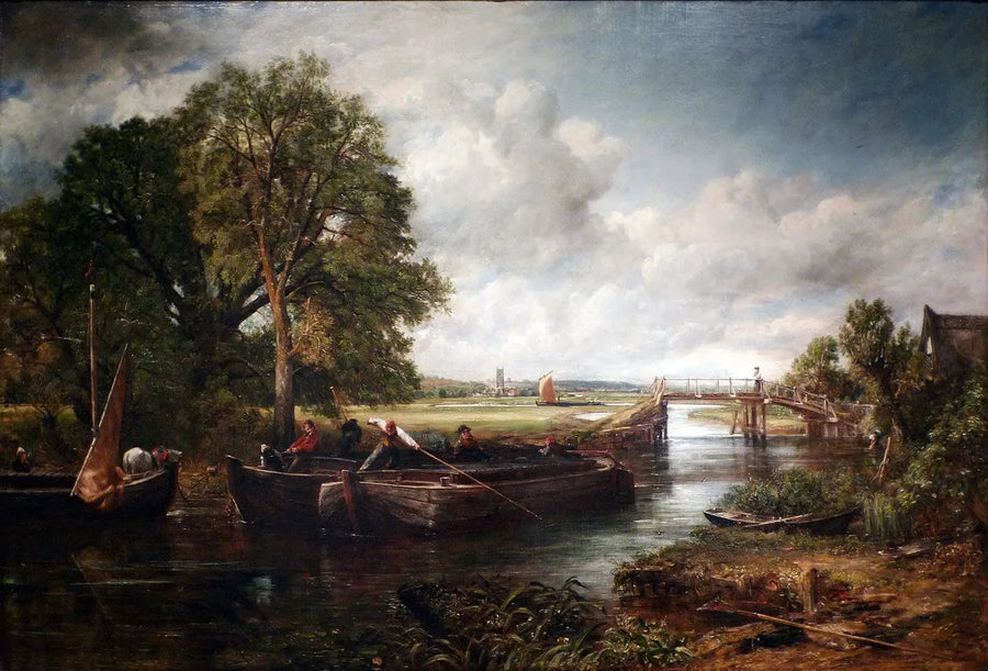 Utsikt över Stour nära Dedham - John Constable
