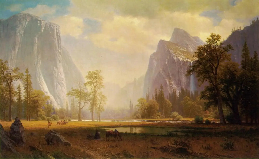 Utsikt över Yosemite-dalen - Albert Bierstadt
