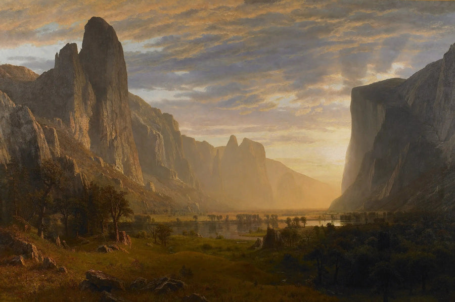 Utsikt över Yosemite-dalen, Kalifornien - Albert Bierstadt