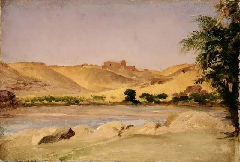 Utsikt över Nilen - Frederic Leighton
