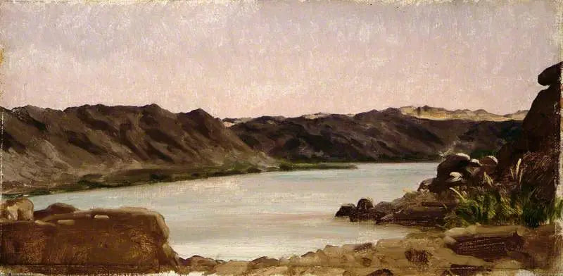 Utsikt över Nilen - Frederic Leighton