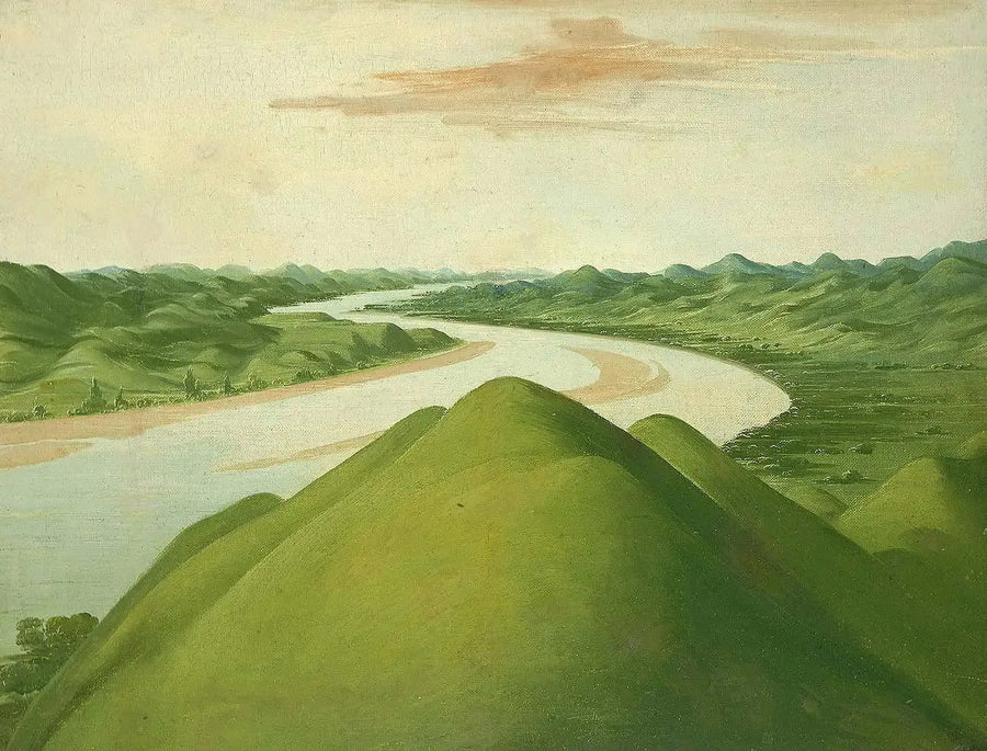 Utsikt över "Cross Timbers", Texas - George Catlin