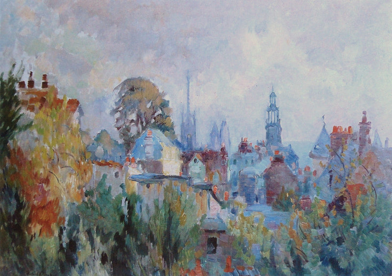 Utsikt över Rouen - Robert Antoine Pinchon
