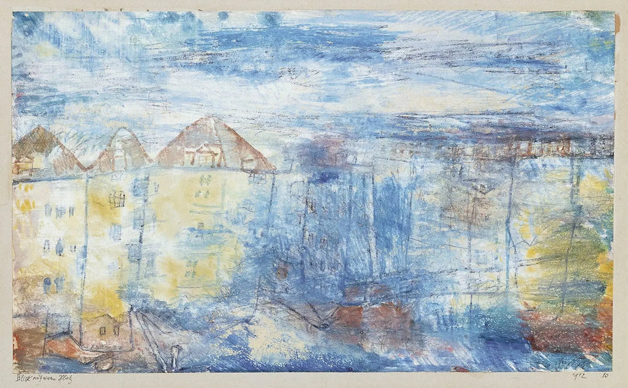Utsikt över ett torg - Paul Klee