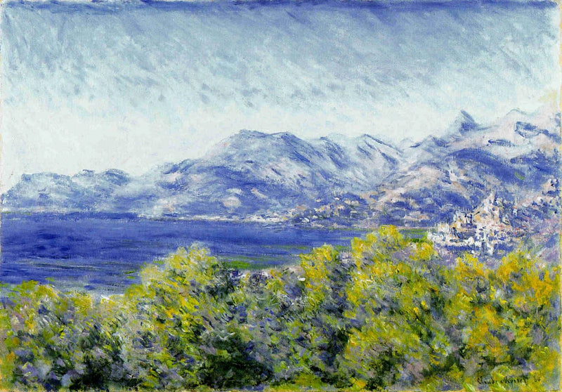 Utsikt över Ventimiglia W878 - Claude Monet