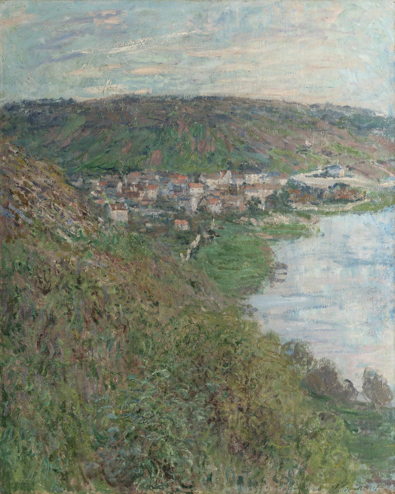 Utsikt över Vétheuil W603 - Claude Monet