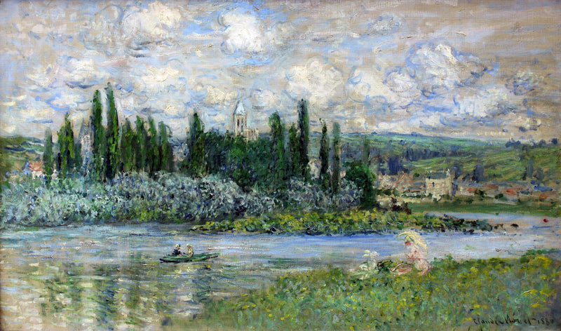 Utsikt över Vétheuil W609 - Claude Monet