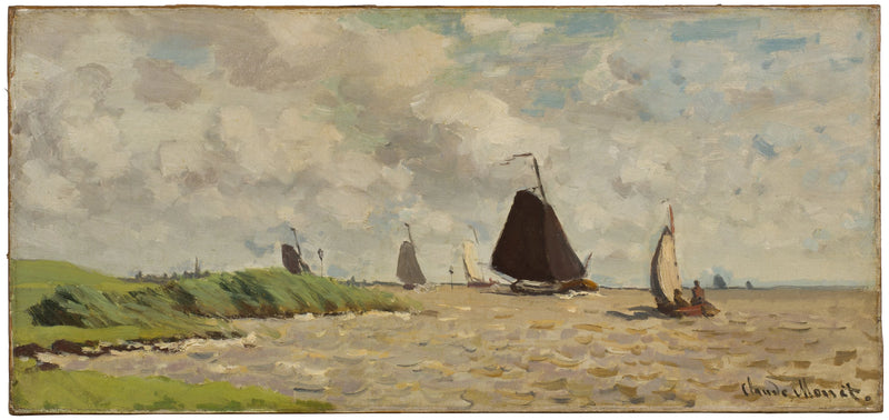 Utsikt över Voorzaan W179 - Claude Monet
