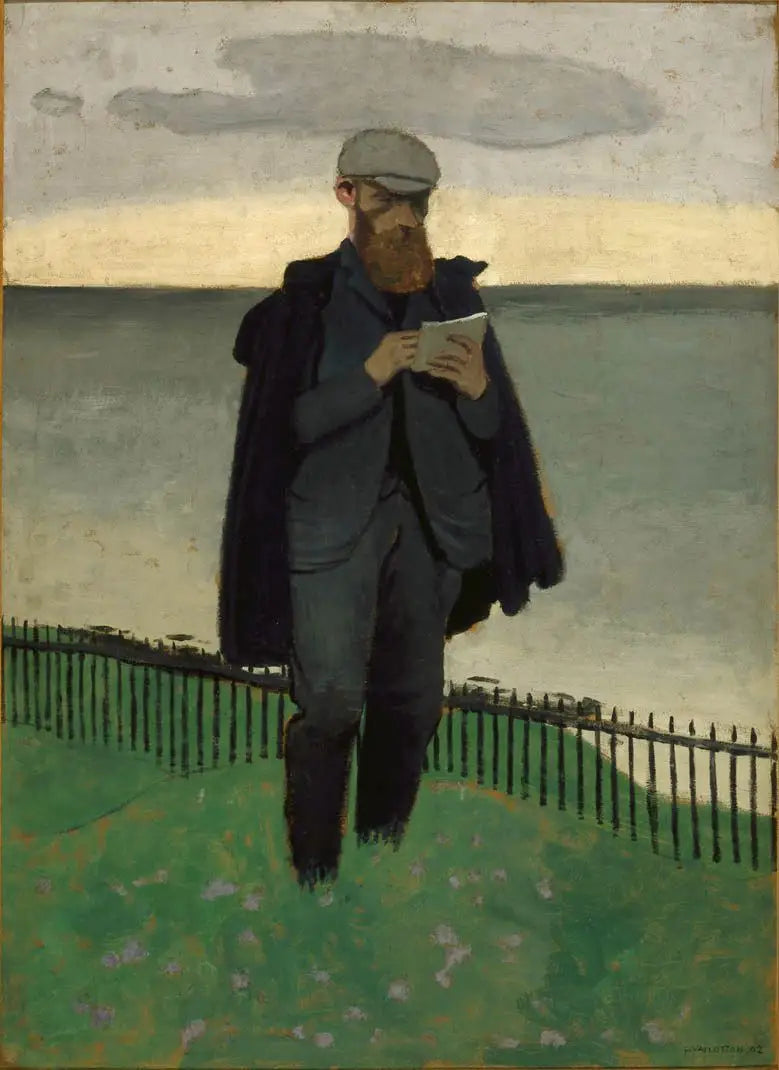 Vuillard tecknar i Honfleur - Félix Vallotton