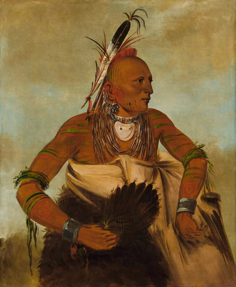 Wa-ho-béck-ee, en vacker modig - George Catlin