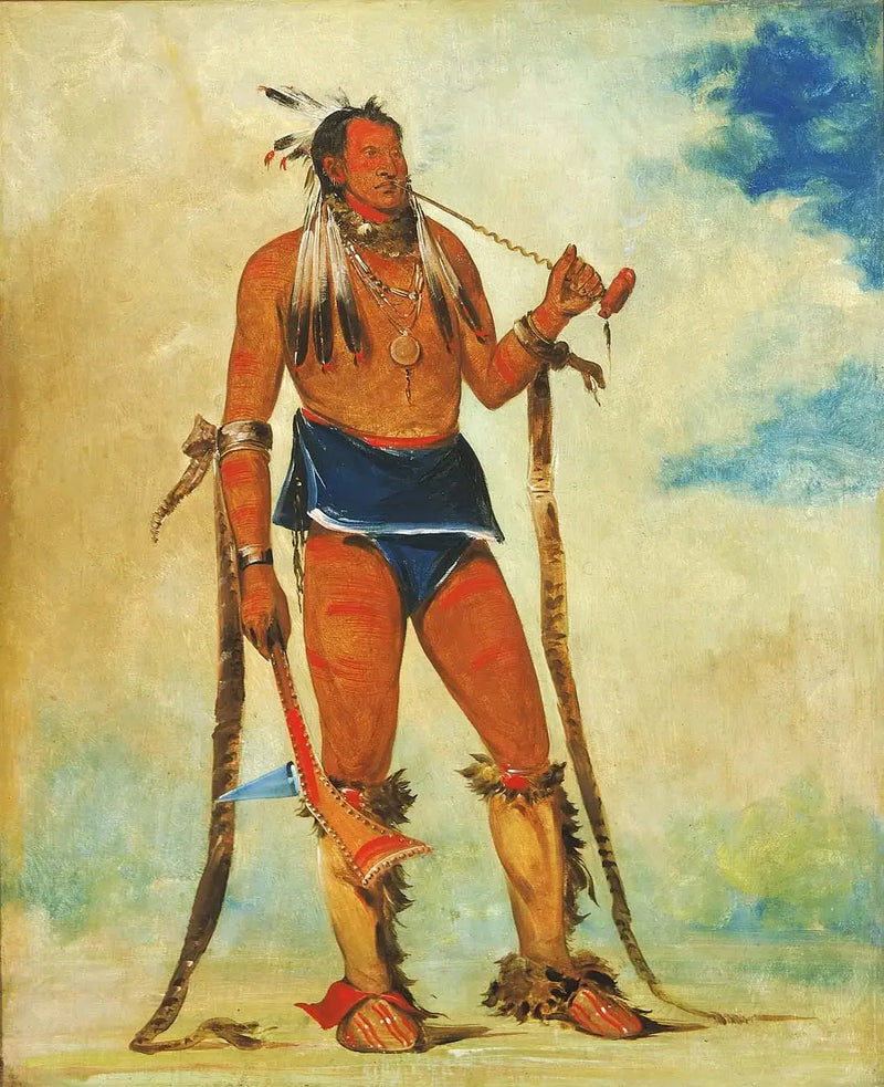Wah-chee-háhs-ka, mannen som visar allt - George Catlin