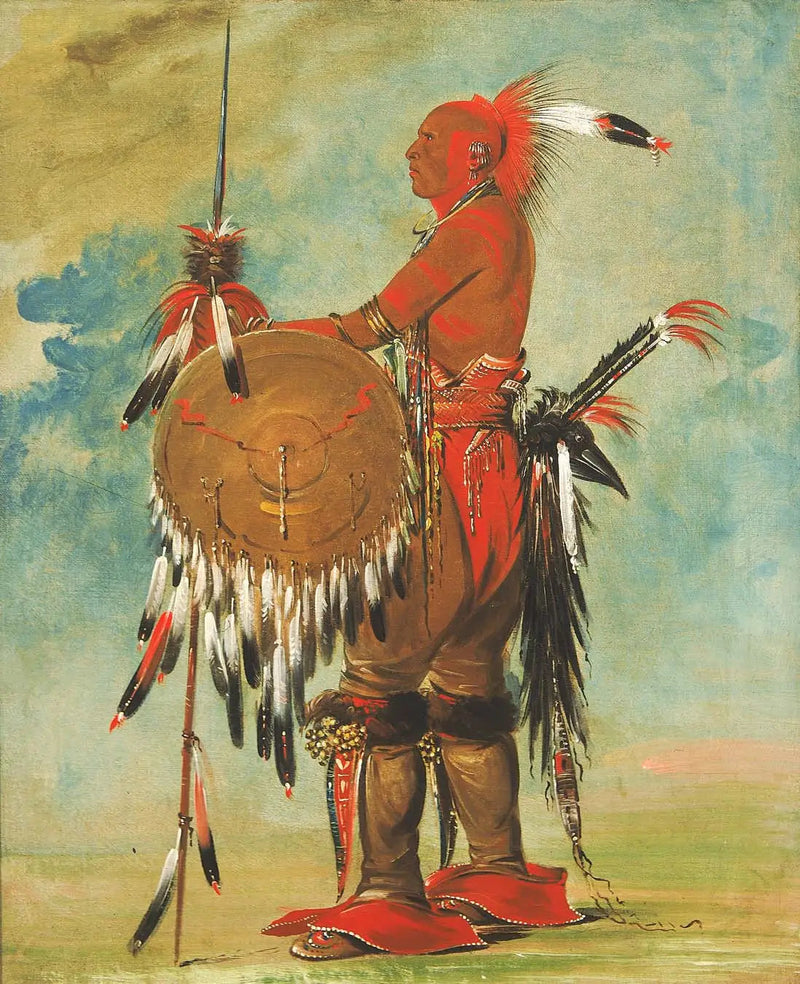 Wáh-pa-ko-lás-kuk, björnens stig - George Catlin