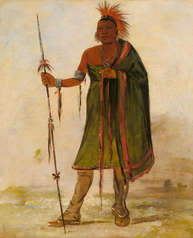 Tvätt-ím-pe-shee, vacker, en utmärkt krigare - George Catlin