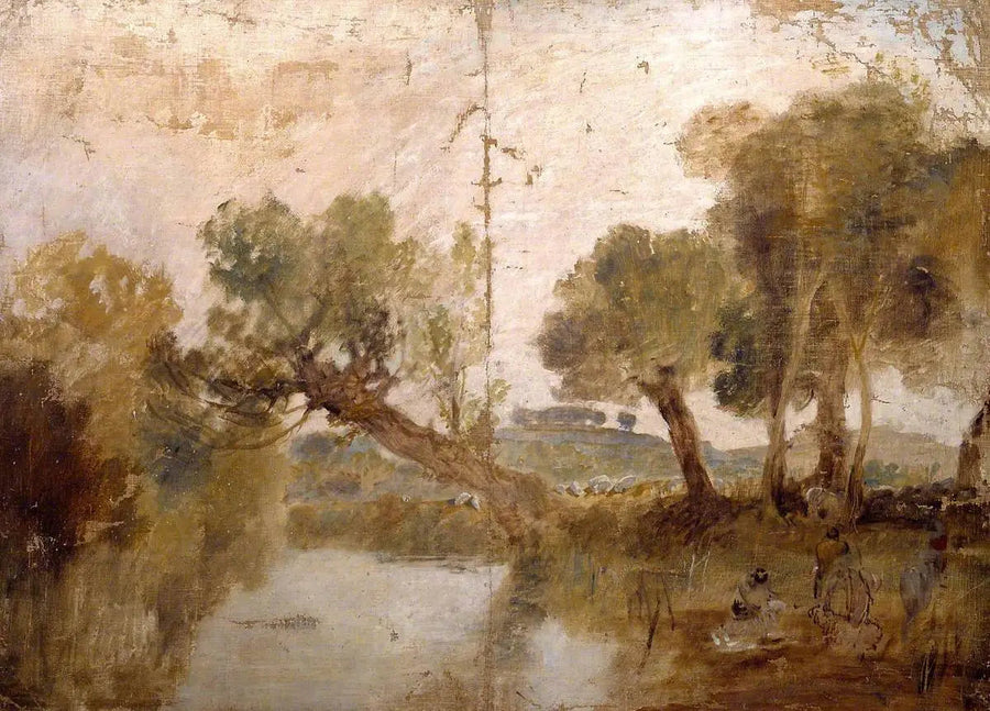 Tvättande får - J. M. W. Turner