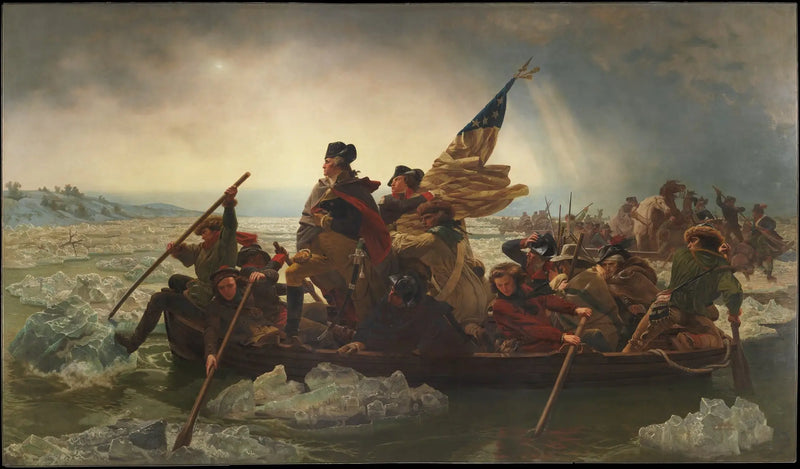 Washington som korsar Delaware - Emanuel Leutze