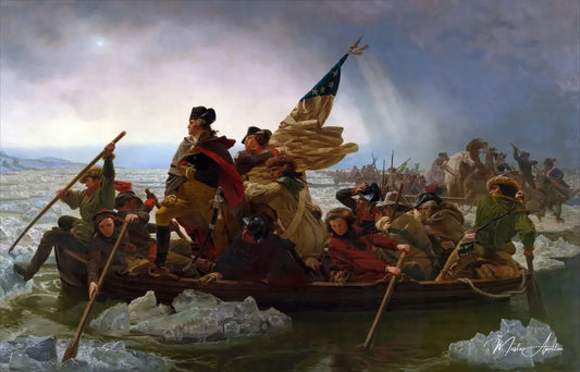 Washington traversant le Delaware - Emanuel Leutze - Reproductions de tableaux et peintures haut de gamme