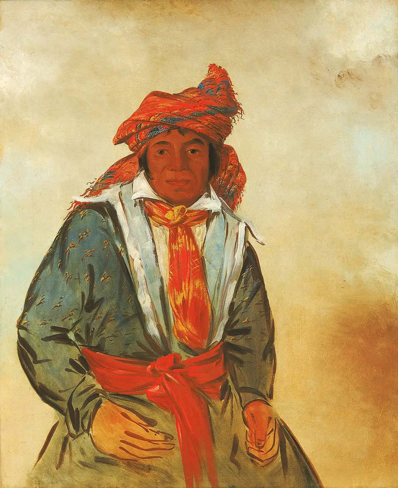 Wat-ál-le-go, en Brave - George Catlin