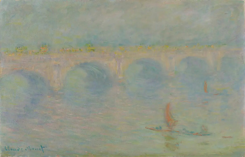 Waterloo Bridge, solskenseffekt - Claude Monet