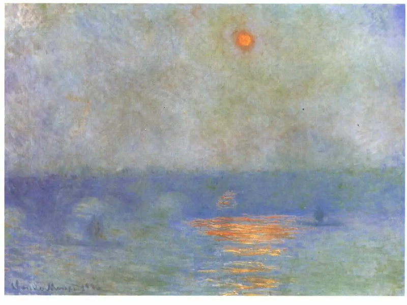 Waterloo Bridge: solen i dimman - Claude Monet