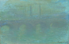 Waterloo Bridge, i skymningen - Claude Monet