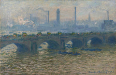 Waterloo Bridge, grått väder - Claude Monet