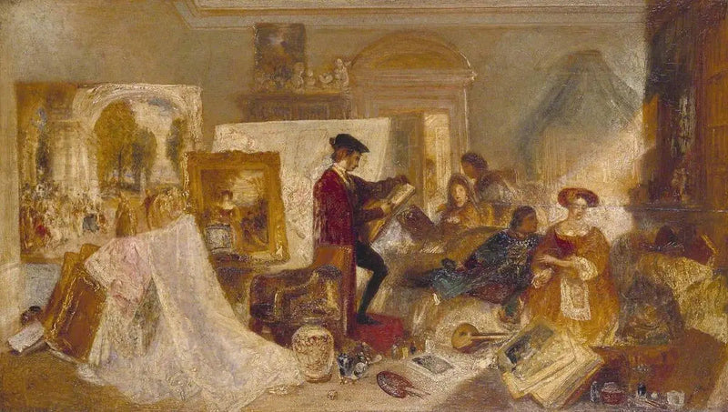 Watteau Studie enligt Fresnoys regler - J. M. W. Turner