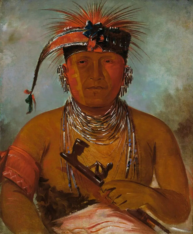 Wée-ke-rú-law, Den som byter - George Catlin