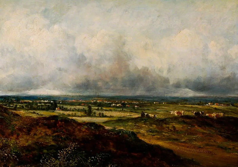 West End Fields mot Harrow, London - John Constable
