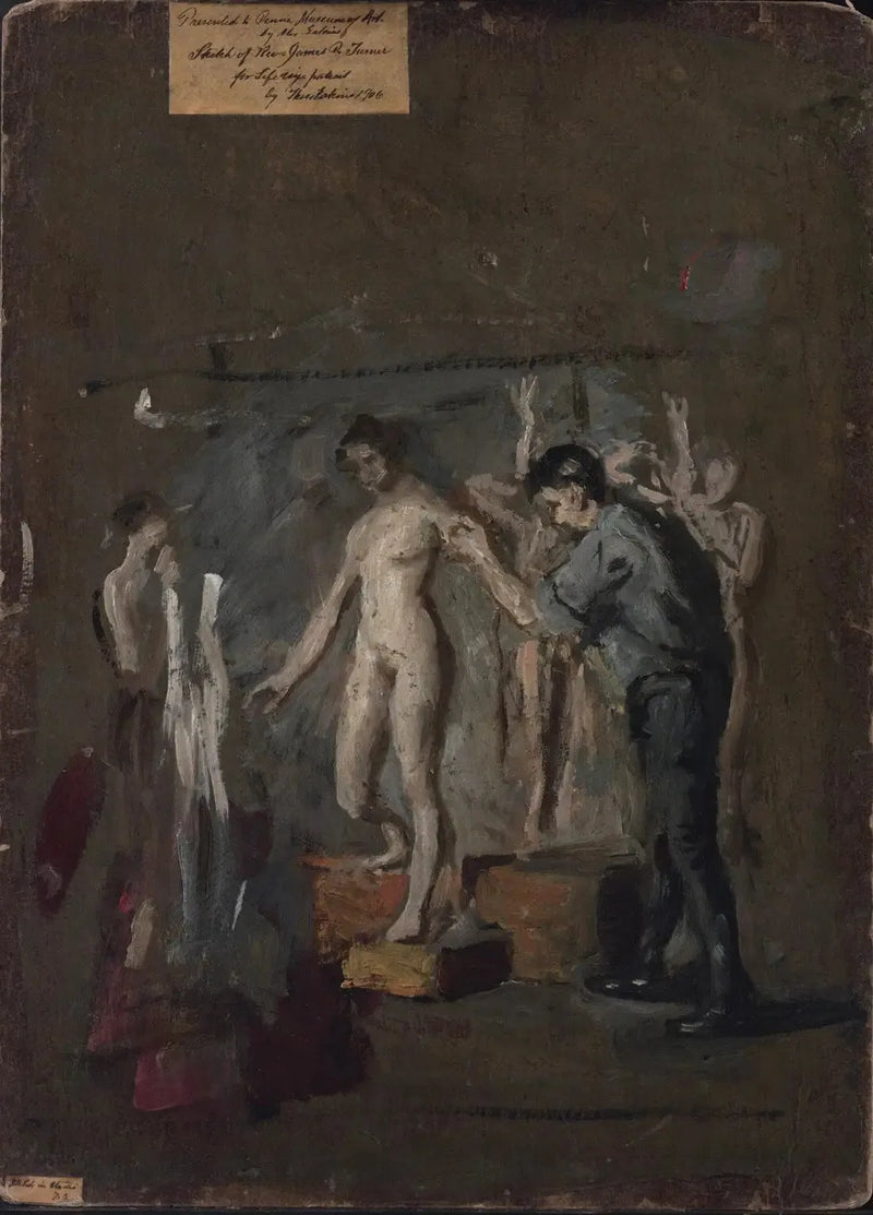 William Rush och hans modell - Thomas Eakins