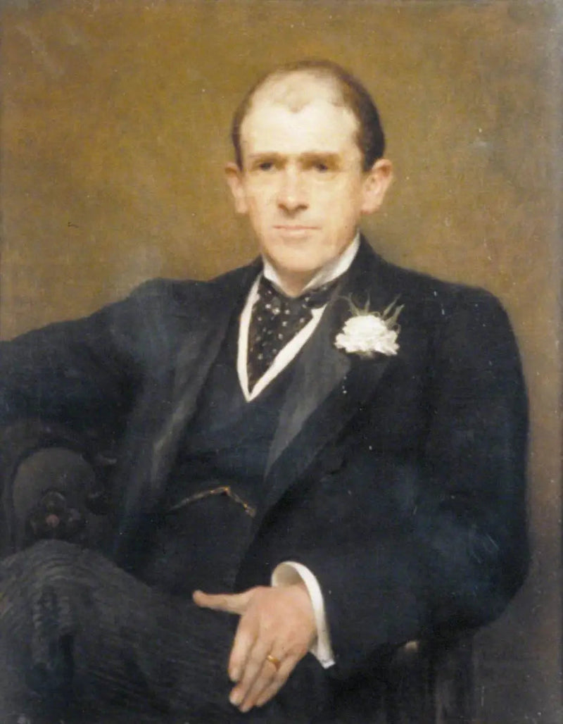 William Whitaker Thompson (1857–1920), ordförande för London County Council - Lawrence Alma-Tadema