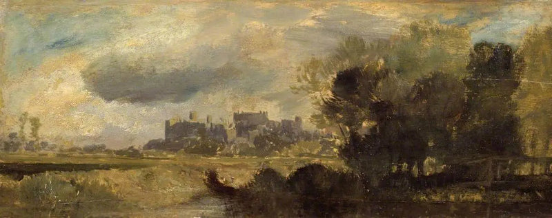 Windsor Castle från ängarna - J. M. W. Turner