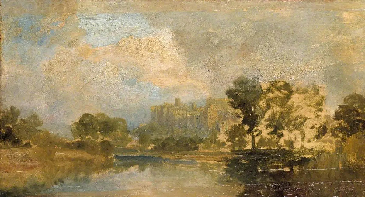Windsor Castle from the River - J. M. W. Turner image 1 reproduction de peinture à l’huile