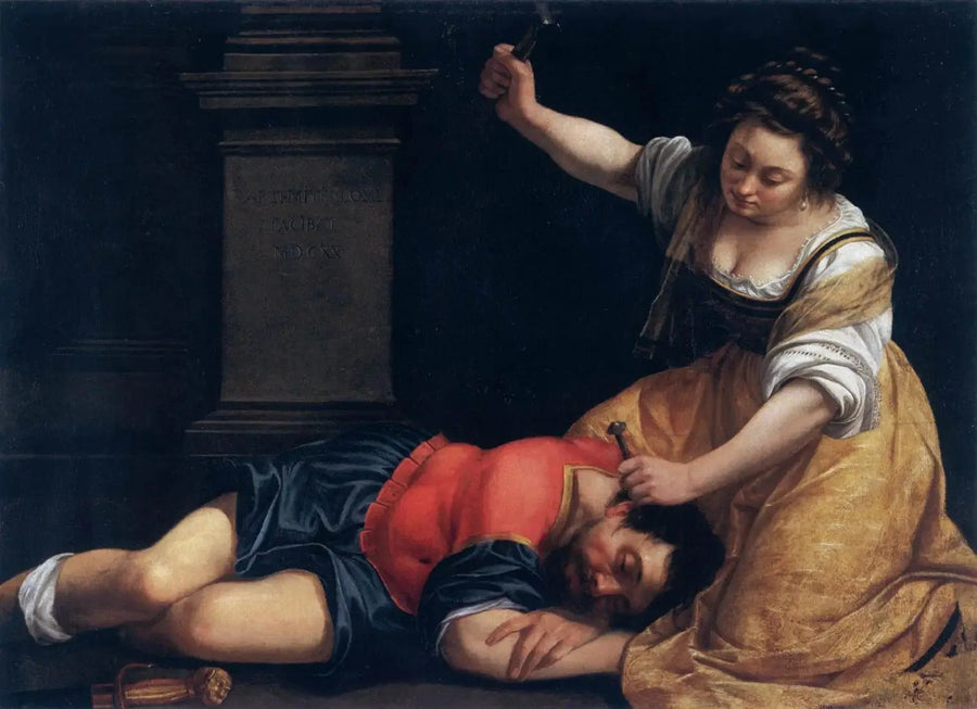 Yaël och Siséra - Artemisia Gentileschi