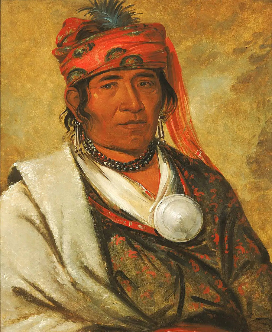 Ye-hów-lo-gee, Le Nuage, en Chef - George Catlin