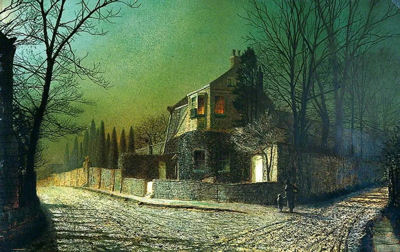 Yew Court, Scalby, nära Scarborough - John Atkinson Grimshaw