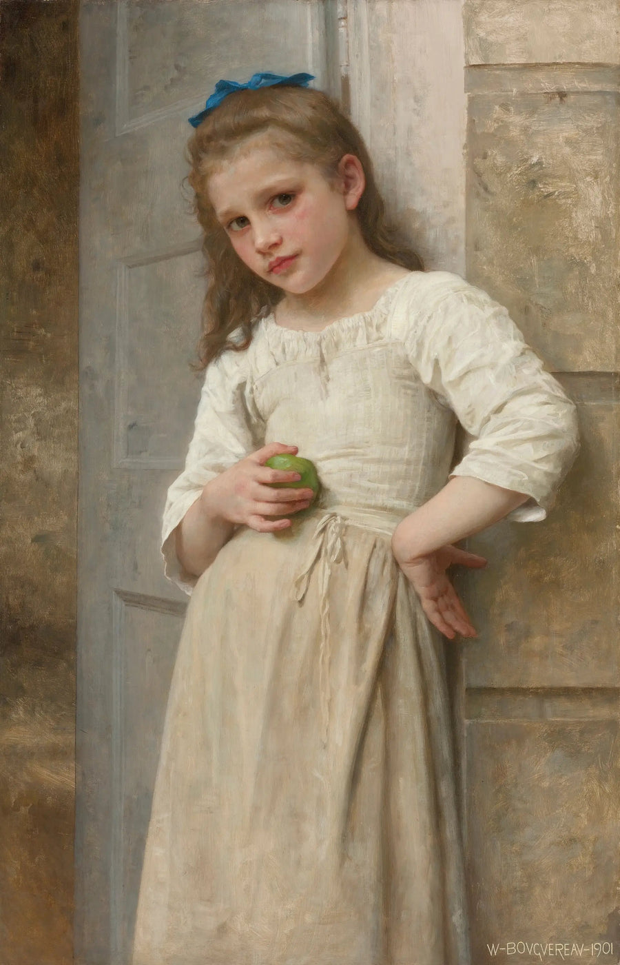 Yvonne på tröskeln - Bouguereau
