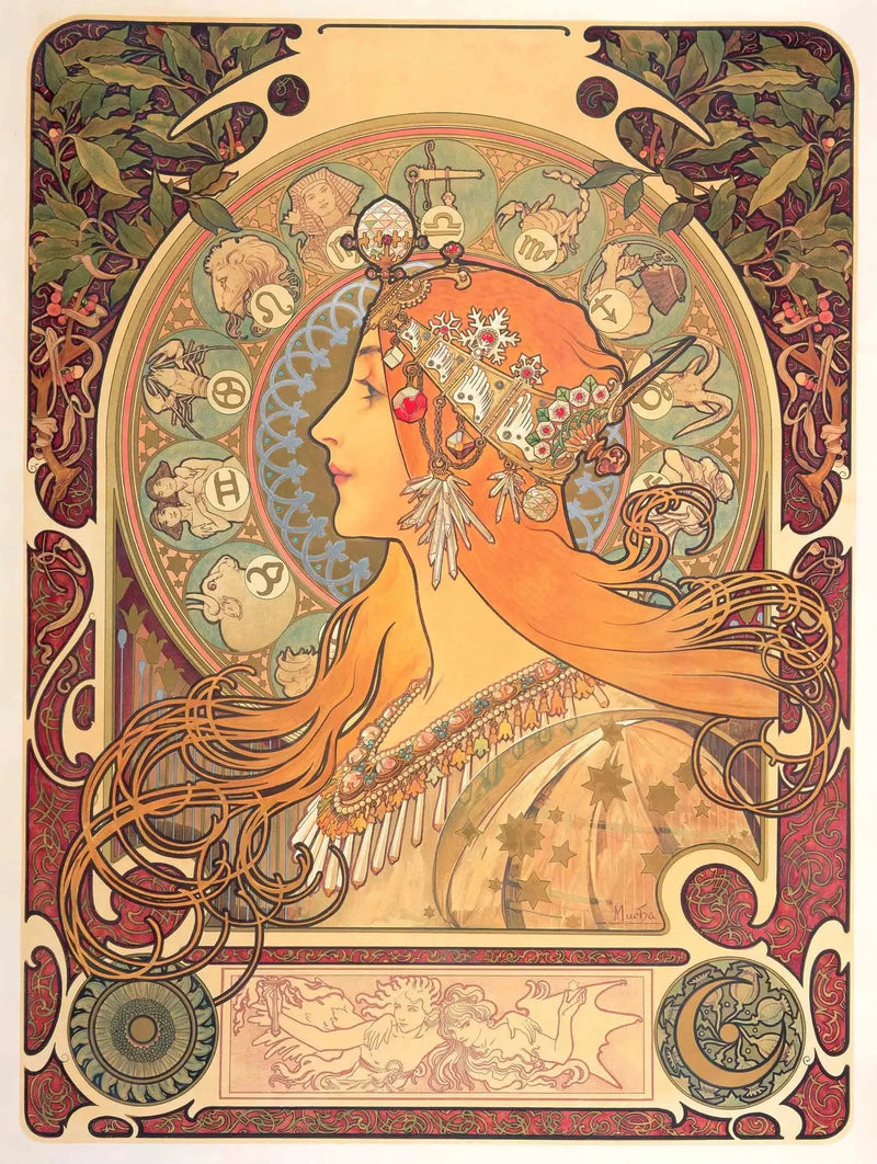 Zodiaken - Alphonse Mucha