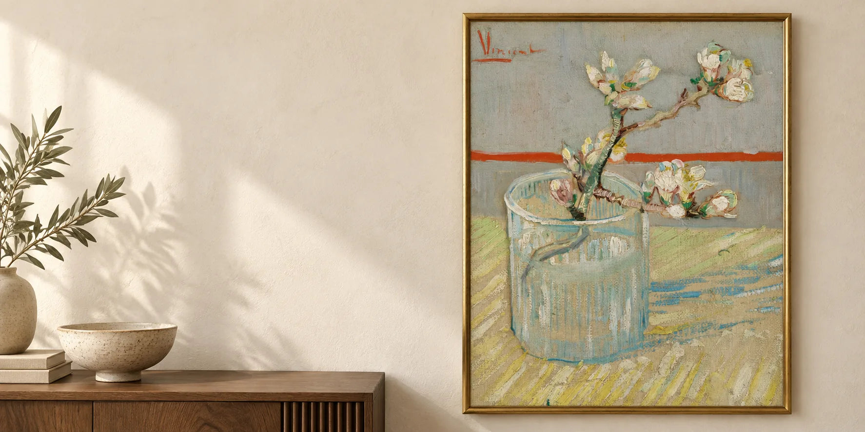 Postimpressionistiska blommor och buketter