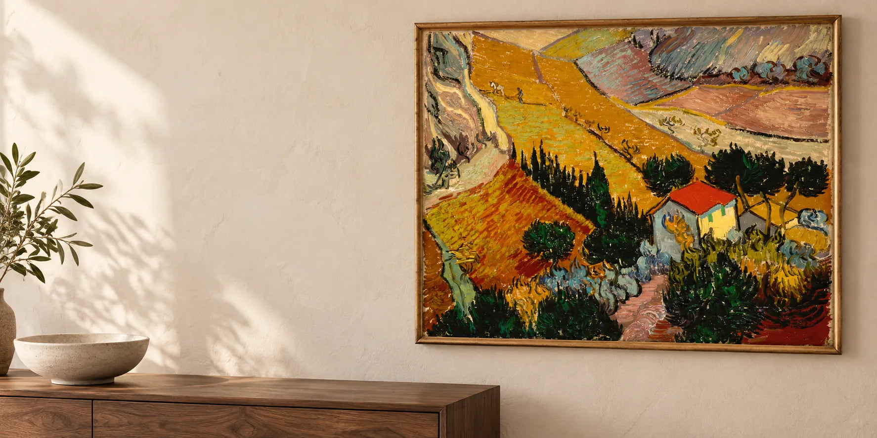 Postimpressionistiska landskap