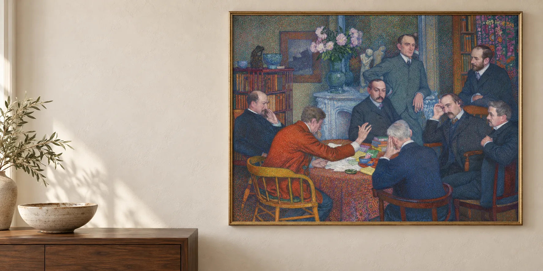 Målningar av neo-impressionism