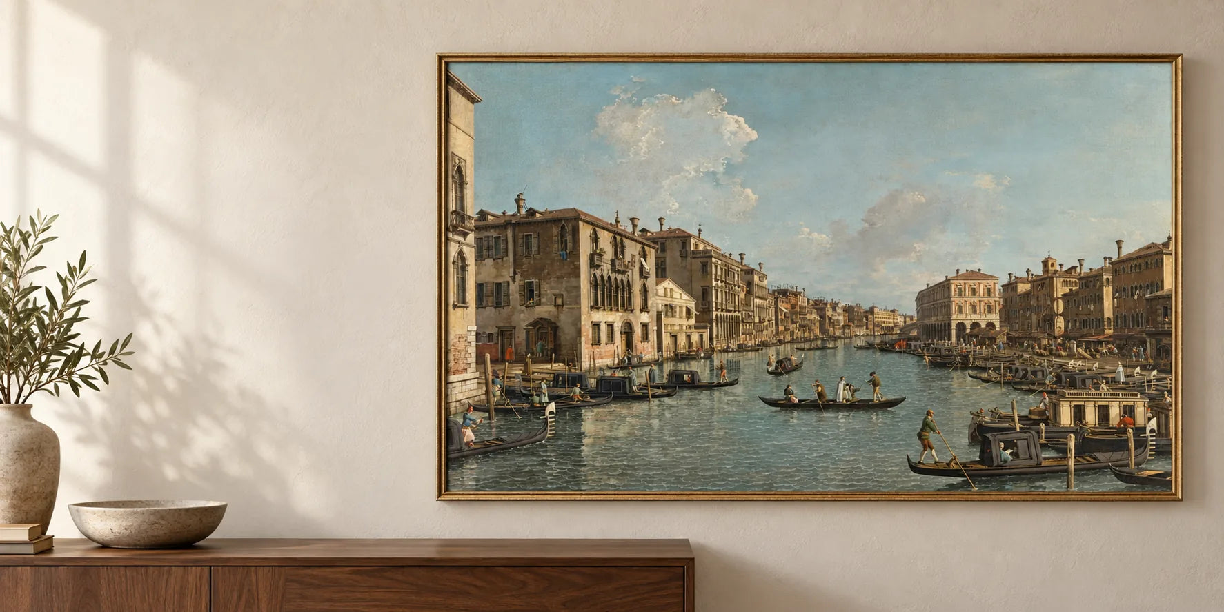 Venedig och vedute rococo